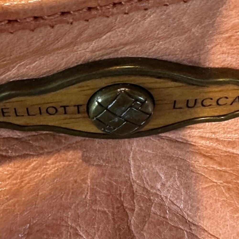 Elliott Lucca Y2K Terracotta Leather Slouchy Boho Hobo Shoulder Bag - Picture 10 of 10